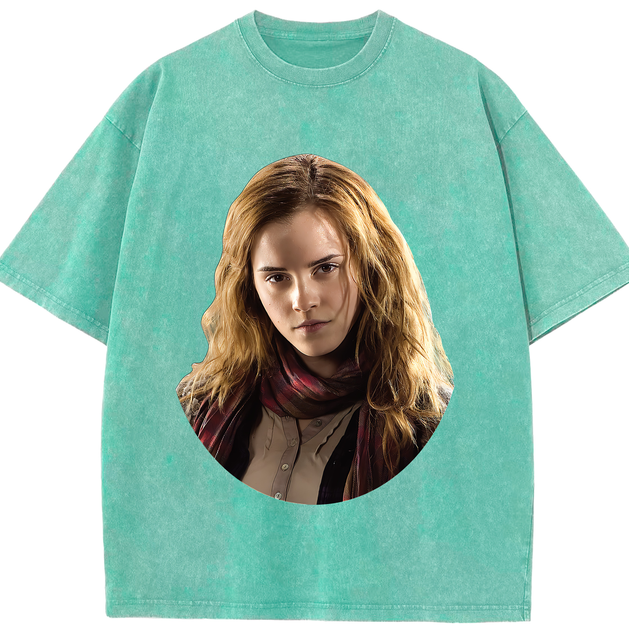 （画像用） Harry Potter ハリー・ポッターシリーズ 綿100% ヴィンテージ風 半袖Tシャツ（フロントプリント）